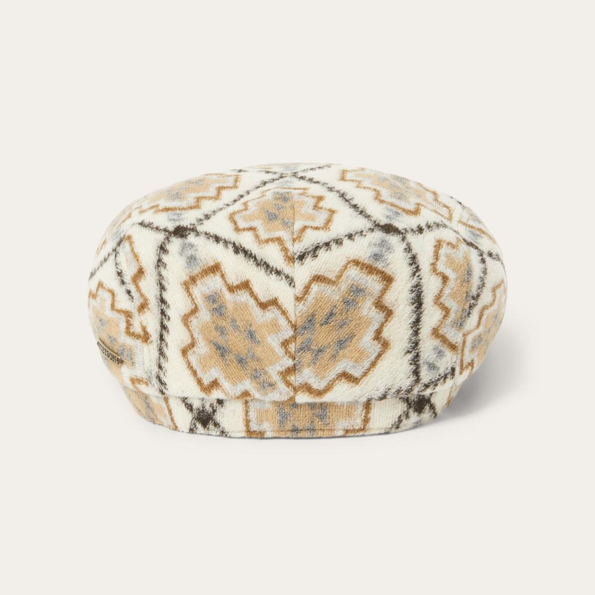 Navajo Jersey Driver Cap Off White / Beige Men/Women Stetson Caps & Truckers