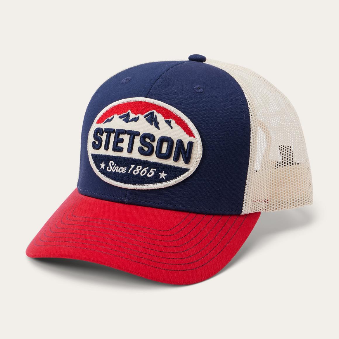 Navy Americana Trucker Cap Navy Men/Women Stetson Caps & Truckers
