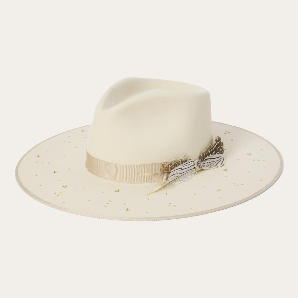 Night Sky Fedora Bone Men/Women Stetson Fedora