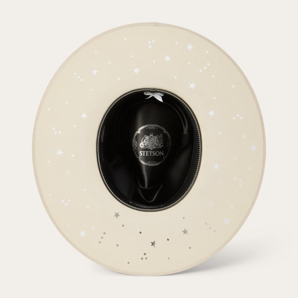 Night Sky Fedora Bone Men/Women Stetson Fedora