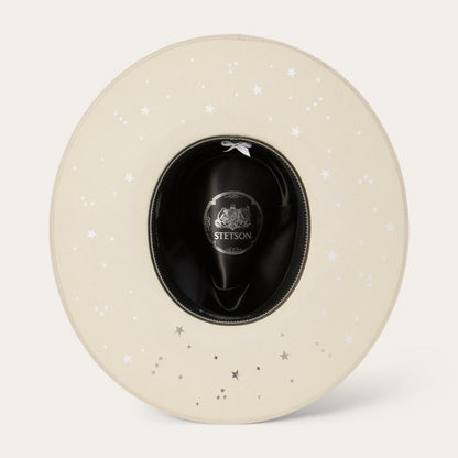 Night Sky Fedora Bone Men/Women Stetson Fedora