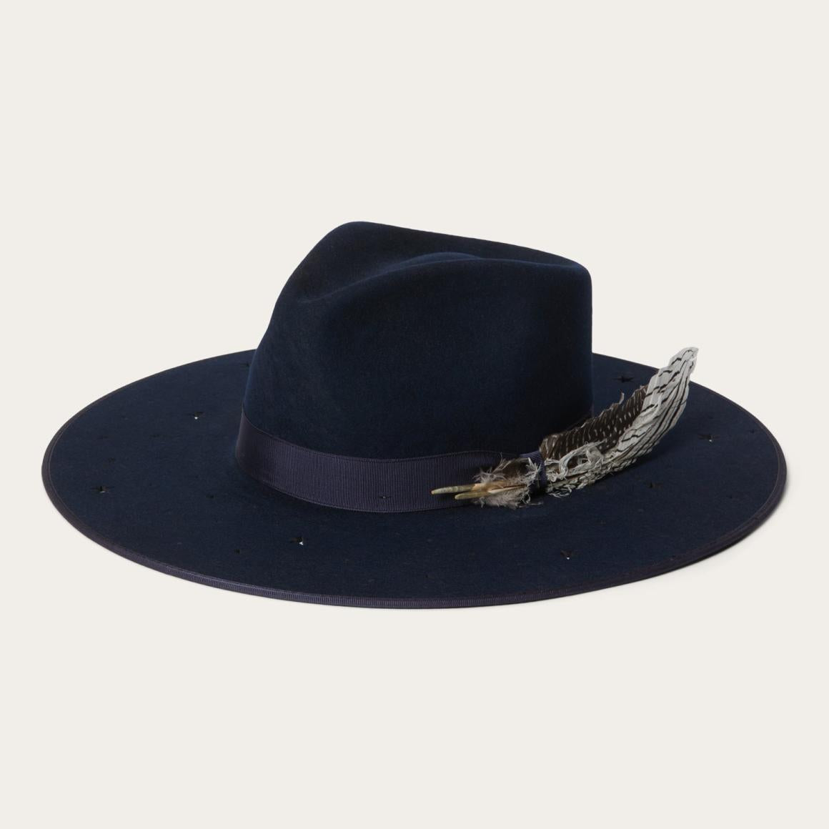 Night Sky Fedora Navy Men/Women Stetson Fedora