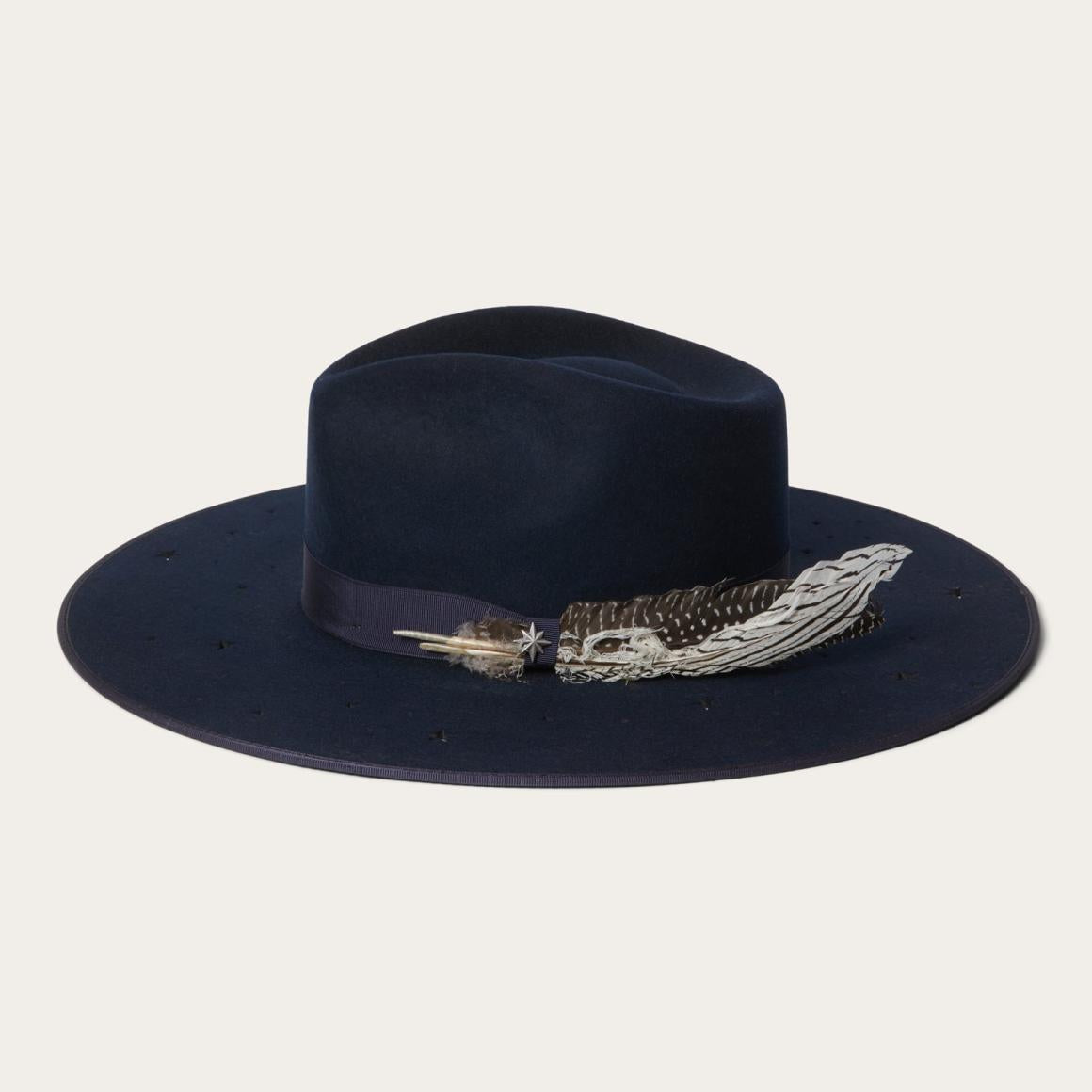 Night Sky Fedora Navy Men/Women Stetson Fedora