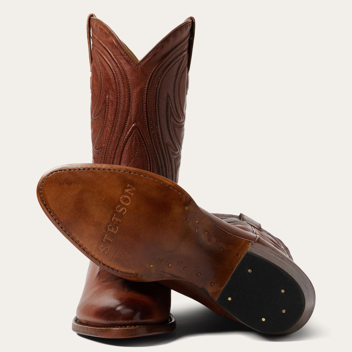 Nora Boots Brown Women Stetson Western