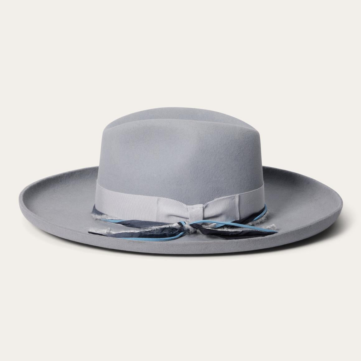 Oceanus Fedora Light Grey Men/Women Stetson Fedora