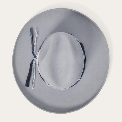 Oceanus Fedora Light Grey Men/Women Stetson Fedora