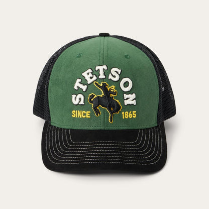 Olive Cowboy Trucker Cap Olive Men/Women Stetson Caps & Truckers
