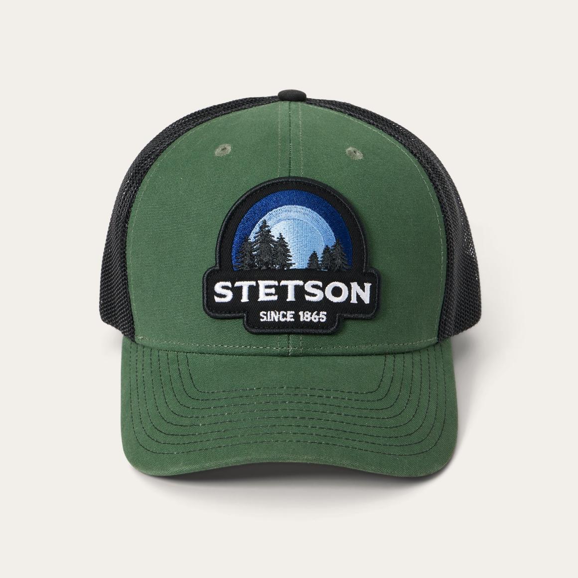 Olive Sunset Trucker Cap Olive Men/Women Stetson Caps & Truckers