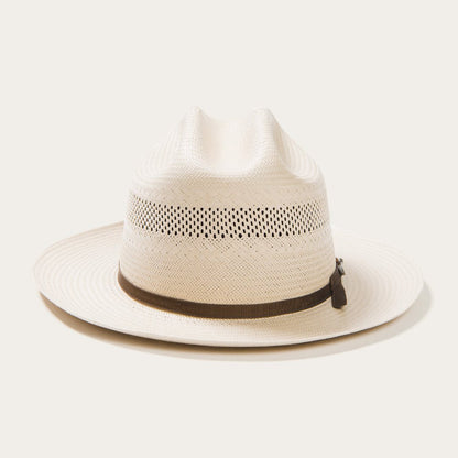 Open Road 10X Straw Cowboy Hat Toasted Men/Women Stetson Fedora