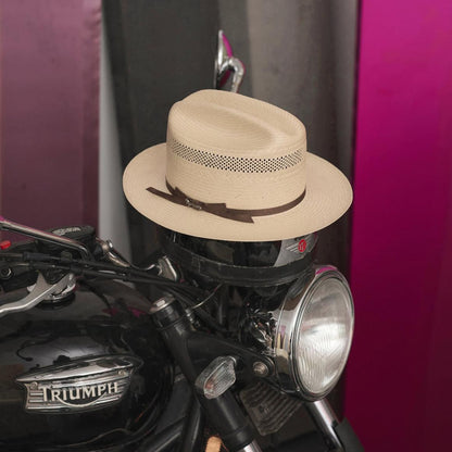 Open Road 10X Straw Cowboy Hat Toasted Men/Women Stetson Fedora