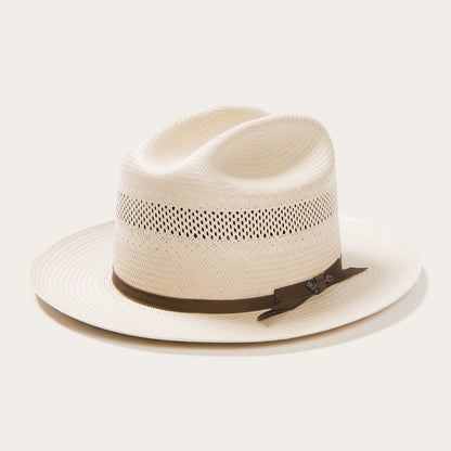 Open Road 10X Straw Cowboy Hat Toasted Men/Women Stetson Fedora