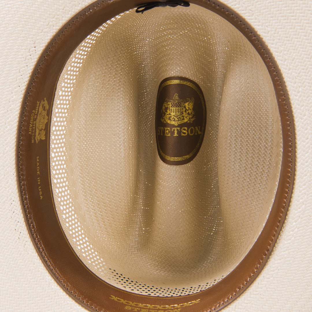 Open Road 10X Straw Cowboy Hat Toasted Men/Women Stetson Fedora