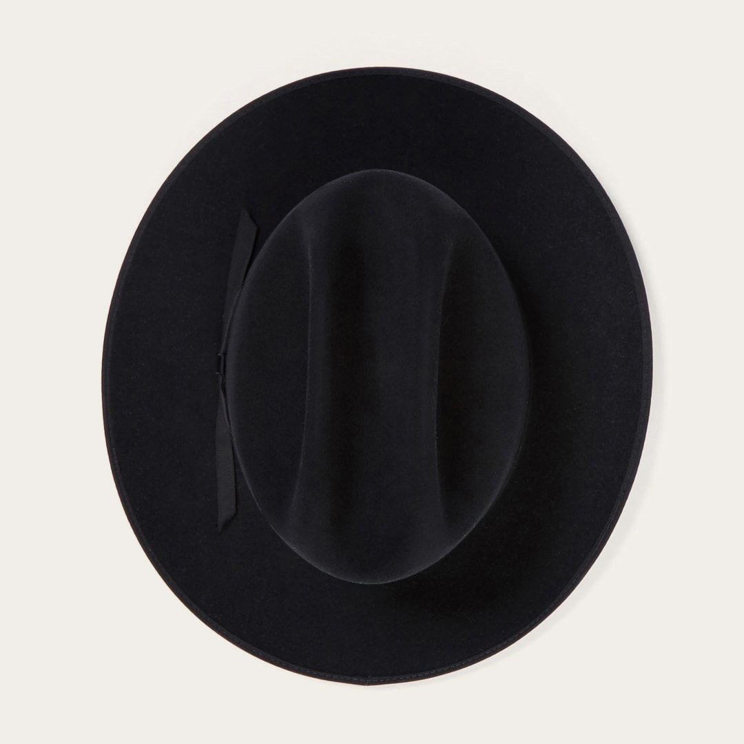 Open Road 6X Cowboy Hat Black Men/Women Stetson Fedora