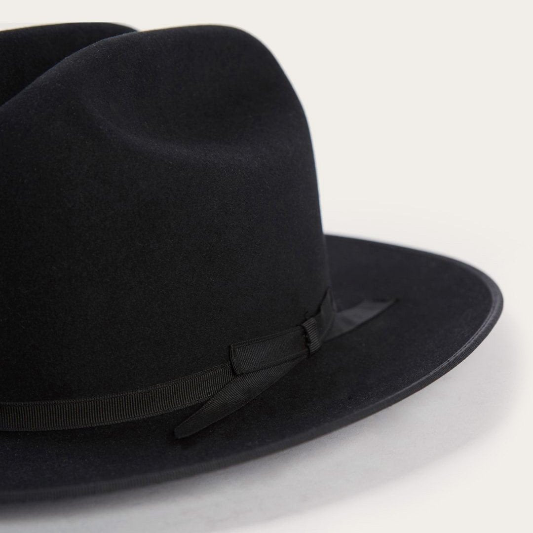 Open Road 6X Cowboy Hat Black Men/Women Stetson Fedora