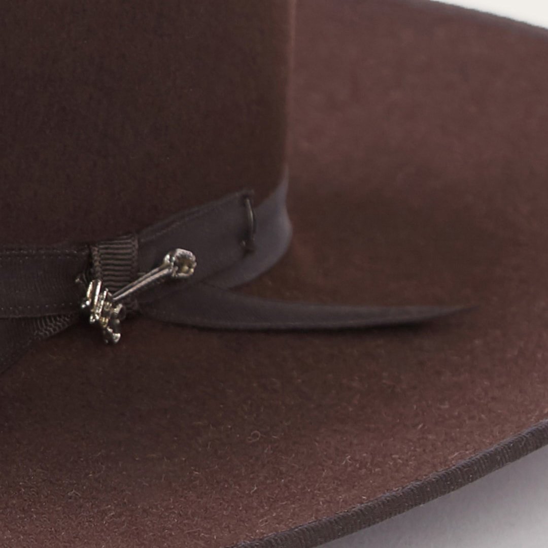 Open Road 6X Cowboy Hat Chocolate Men/Women Stetson Fedora