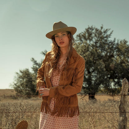 Open Road 6X Cowboy Hat Fawn Men/Women Stetson Fedora