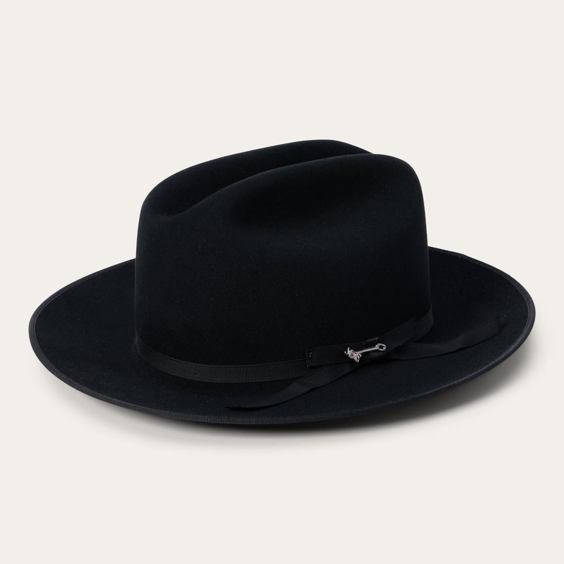 Open Road Royal Deluxe Hat Black Men/Women Stetson Western