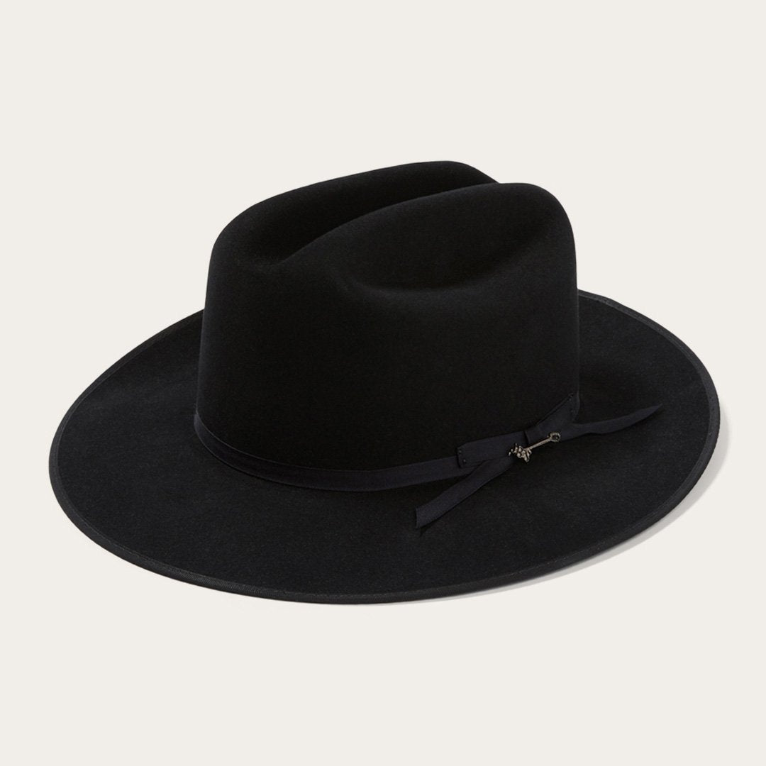 Open Road Royal Deluxe Hat Black Men/Women Stetson Western