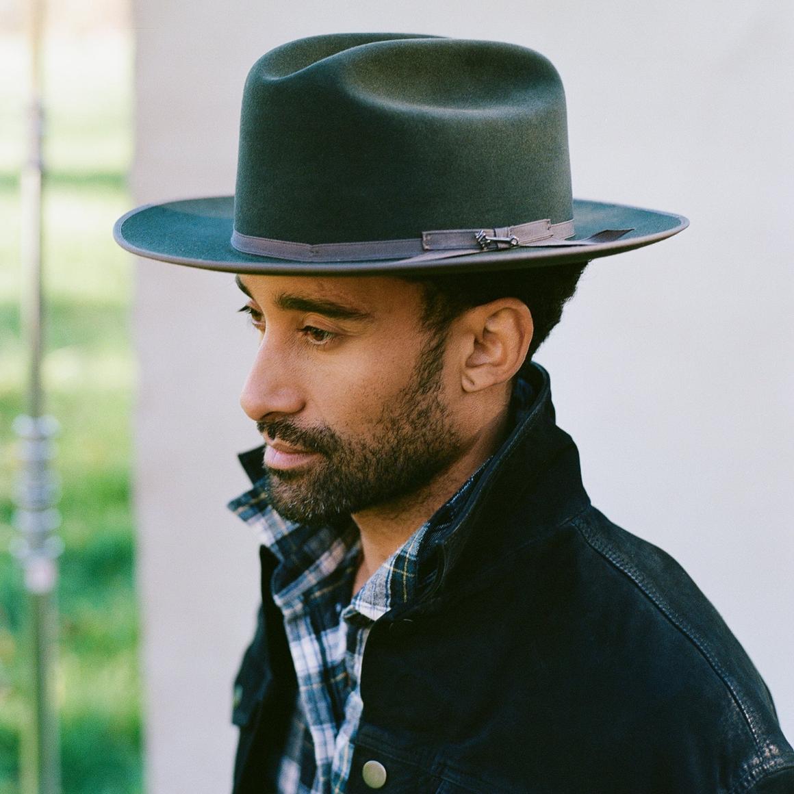 Open Road Royal Deluxe Hat Sage Men/Women Stetson Fedora