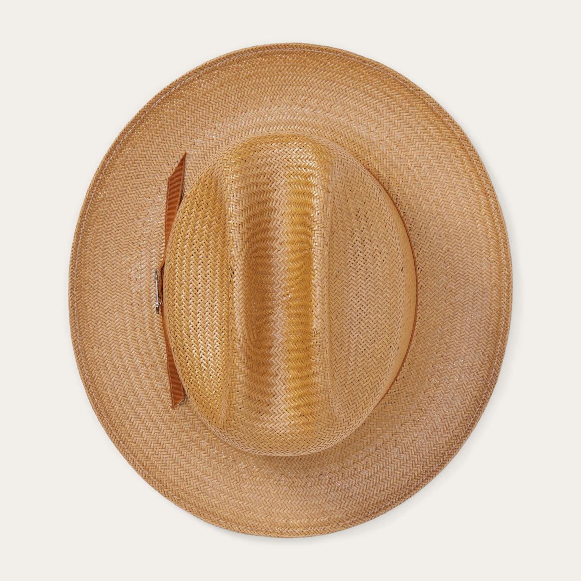 Open Road Straw Hat Cognac Men/Women Stetson Fedora