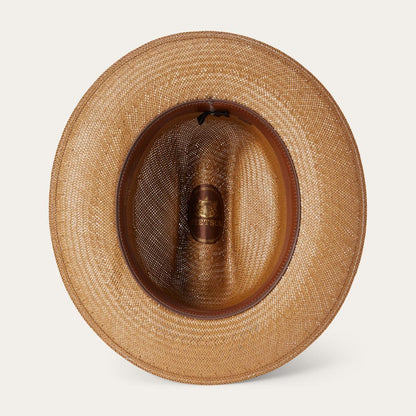 Open Road Straw Hat Cognac Men/Women Stetson Fedora