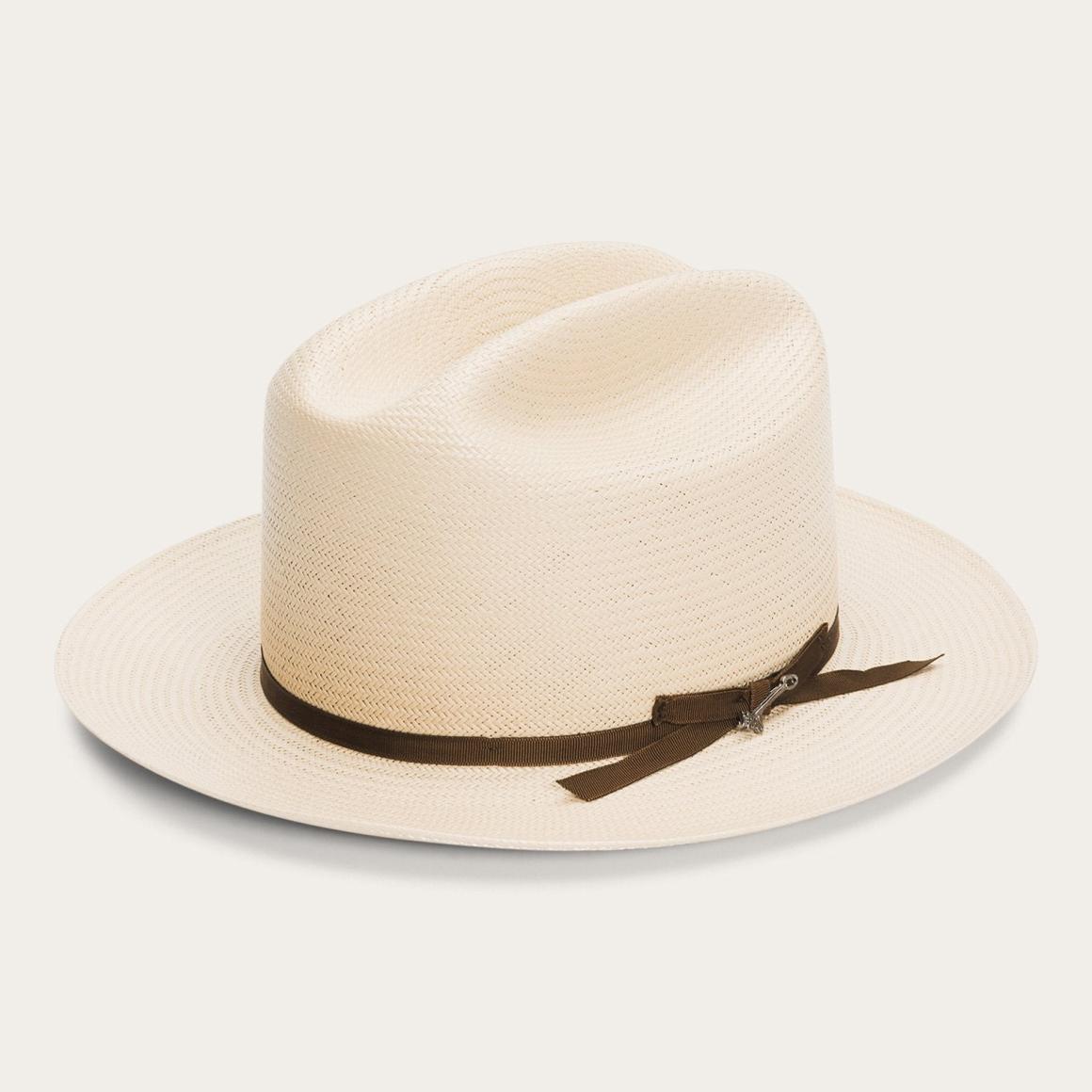Open Road Straw Hat Silverbelly Men/Women Stetson Fedora