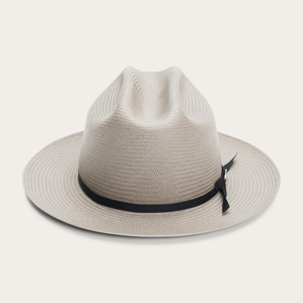 Open Road Straw Hat Taupe Men/Women Stetson Fedora