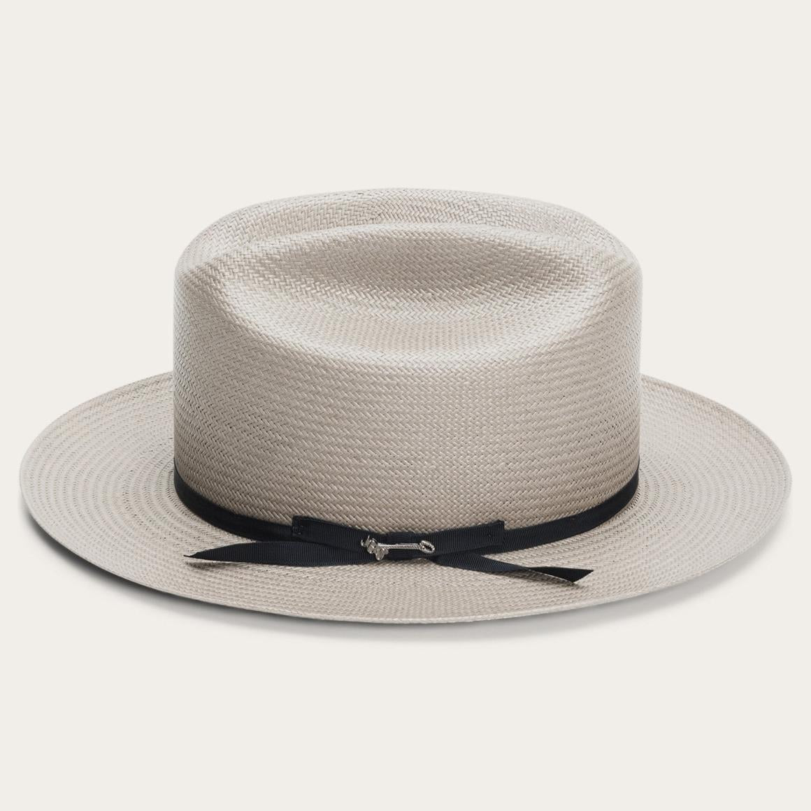 Open Road Straw Hat Taupe Men/Women Stetson Fedora