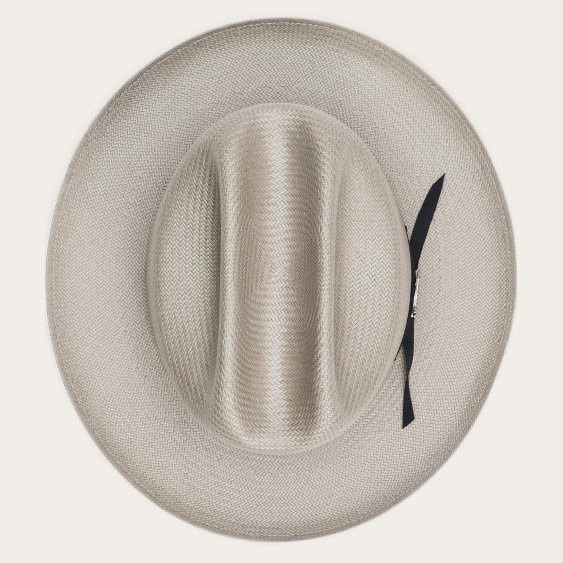 Open Road Straw Hat Taupe Men/Women Stetson Fedora