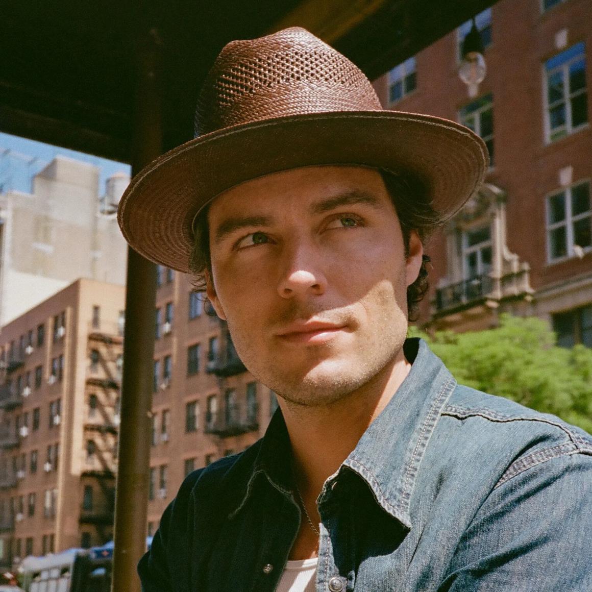 Open Road Vented Straw Cowboy Hat Chocolate Men/Women Stetson Fedora