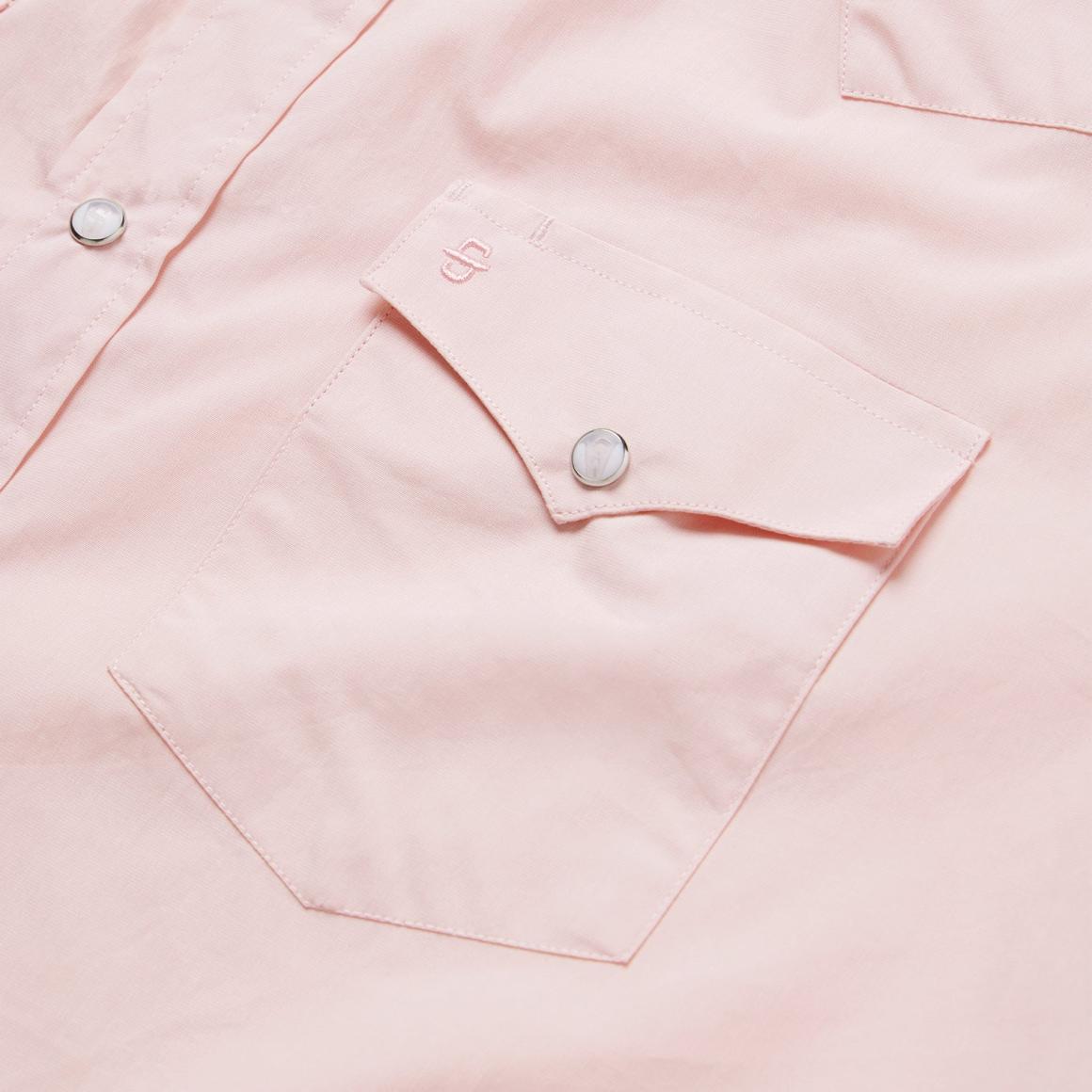 Pink End-On-End Western Shirt Pink Men Stetson Western Shirts