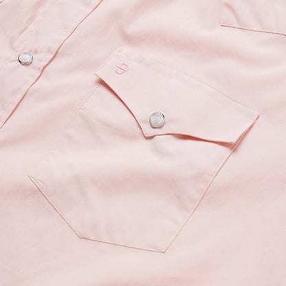 Pink End-On-End Western Shirt Pink Men Stetson Western Shirts