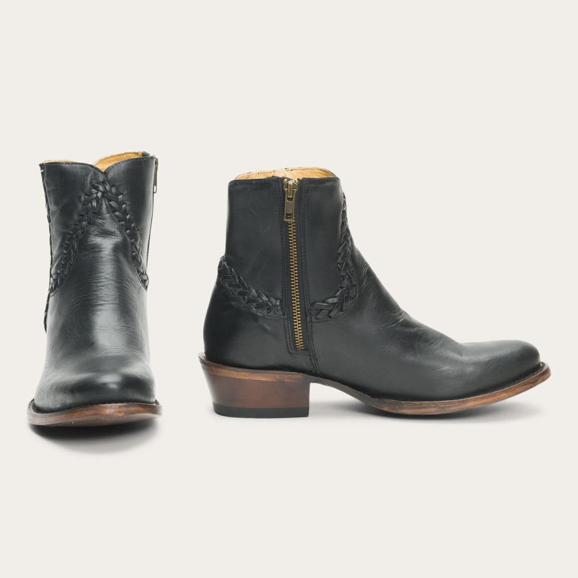 Pixie Boots Black Women Stetson Shorties