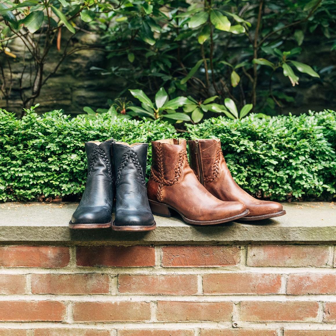 Pixie Boots Brown Women Stetson Shorties