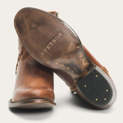 Pixie Boots Brown Women Stetson Shorties