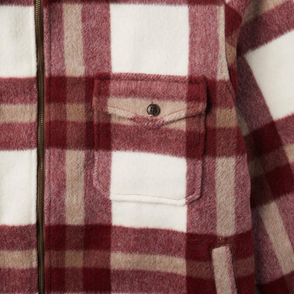 Plaid Lined Jac-Shirt Red Men Stetson Flannel Shirts