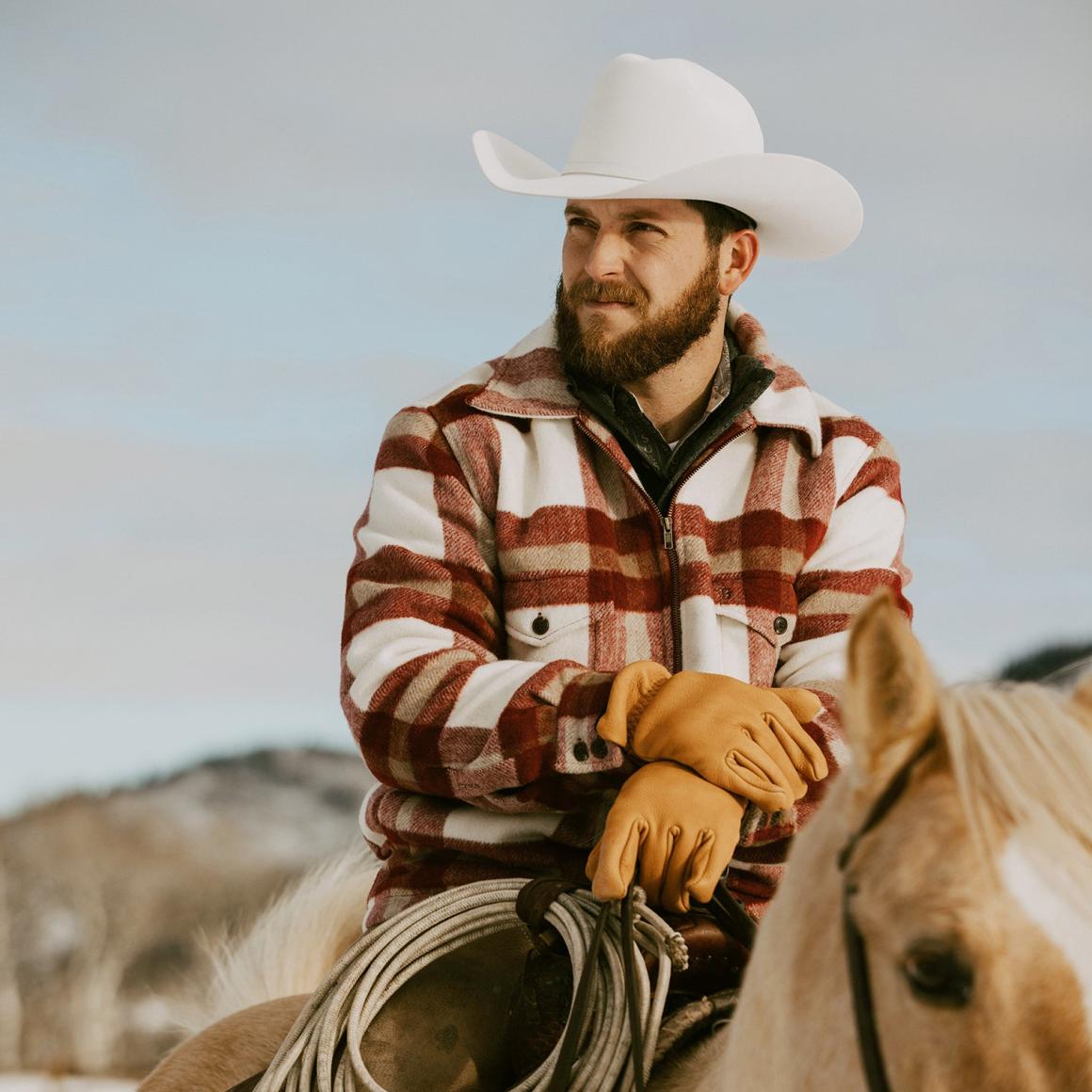 Plaid Lined Jac-Shirt Red Men Stetson Jackets
