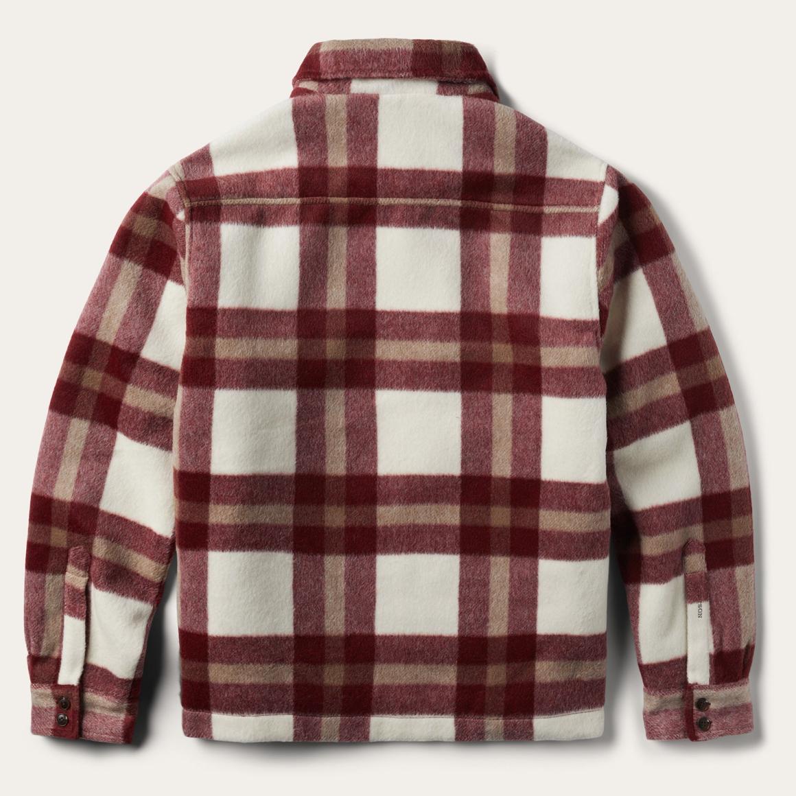 Plaid Lined Jac-Shirt Red Men Stetson Jackets