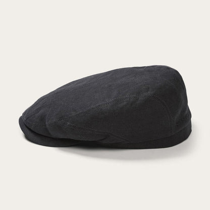 Premium Linen Driver Cap Black Men/Women Stetson Caps & Truckers