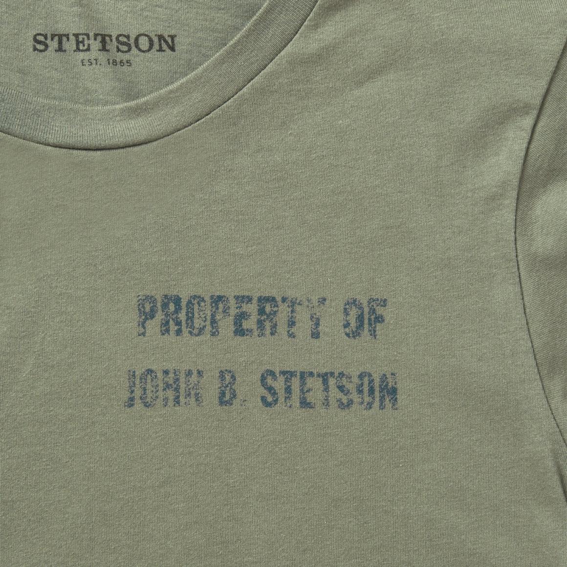 Property Of John B Stetson Tee Green Men Stetson Tees