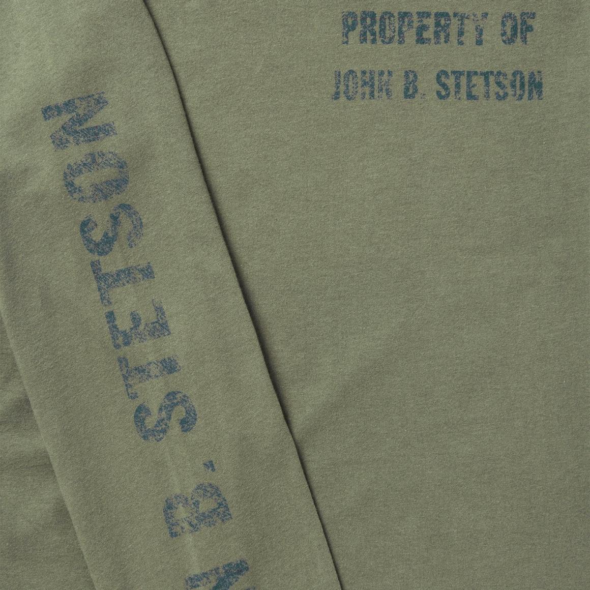 Property Of John B Stetson Tee Green Men Stetson Tees