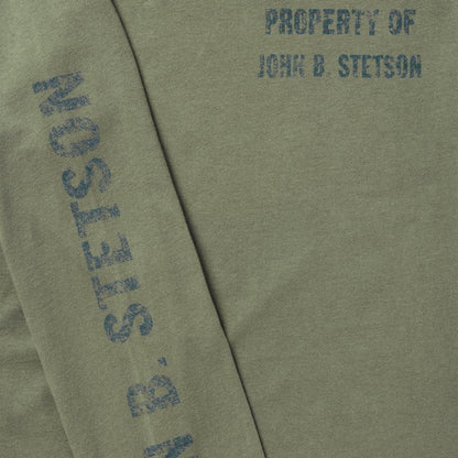 Property Of John B Stetson Tee Green Men Stetson Tees