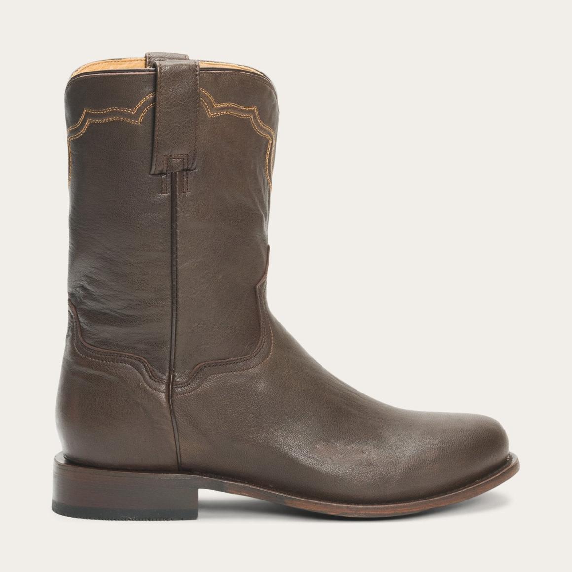 Puncher Boots Brown Men Stetson Ropers