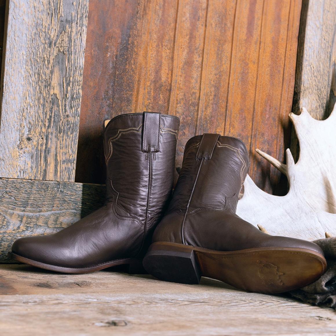 Puncher Boots Brown Men Stetson Western