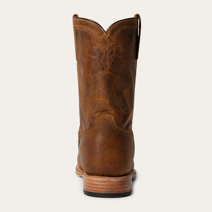 Puncher Boots Oily Brown Men Stetson Ropers