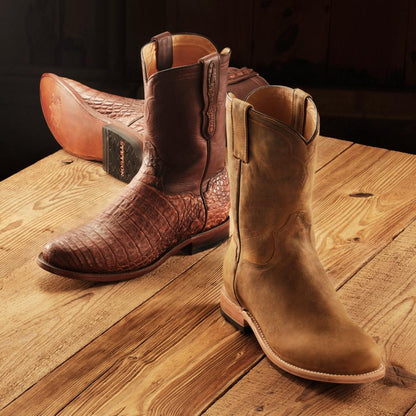 Puncher Boots Oily Brown Men Stetson Western