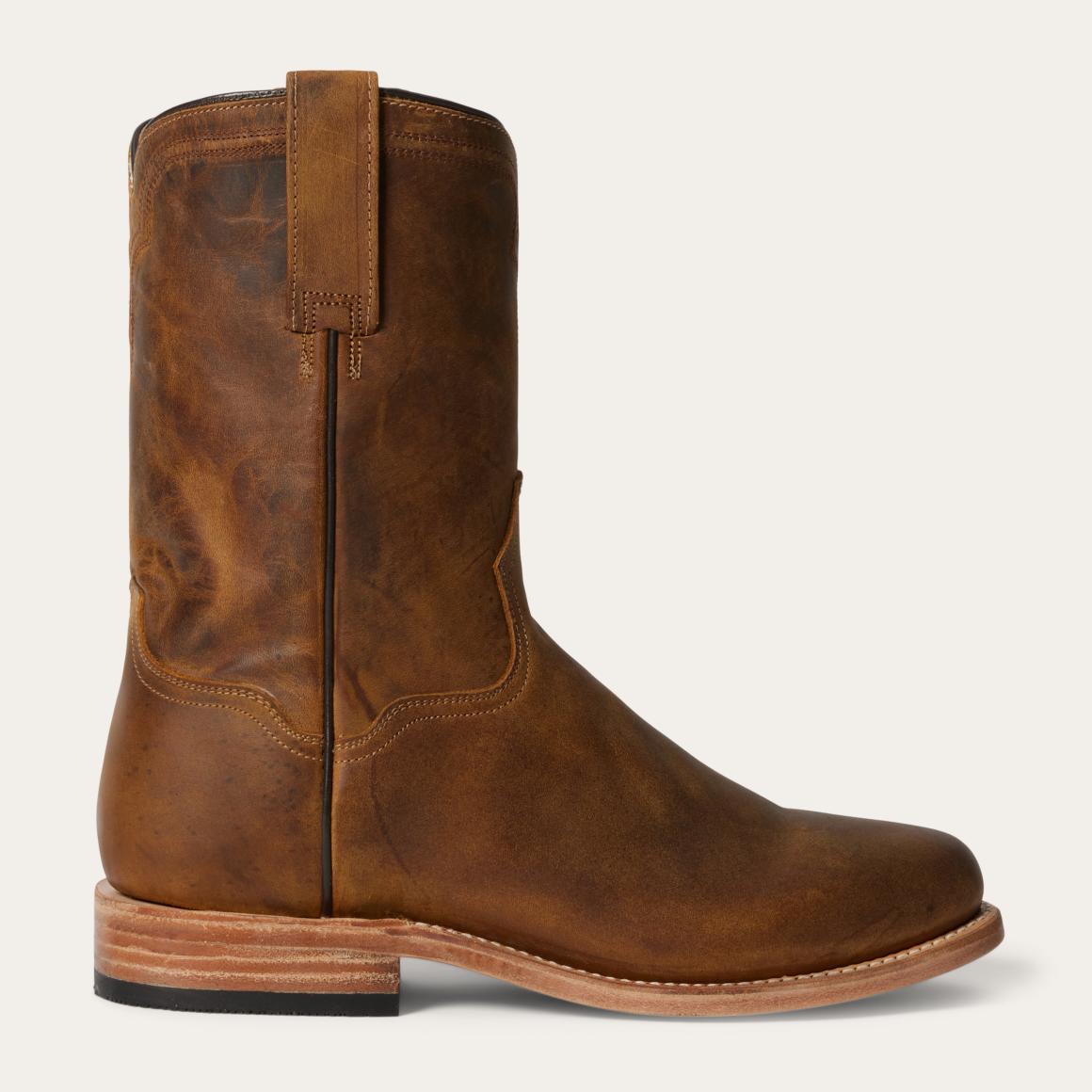 Puncher Boots Oily Brown Men Stetson Western