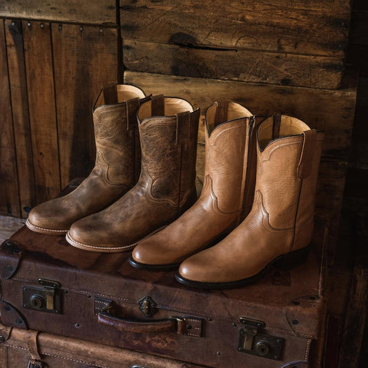 Puncher Boots Tan Men Stetson Western