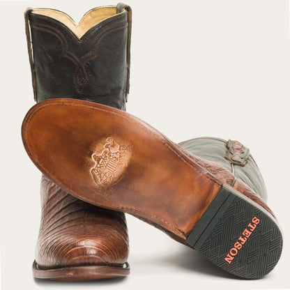 Puncher Exotic Boots Brown Men Stetson Exotics