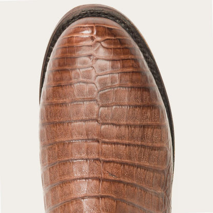 Puncher Exotic Boots Brown Men Stetson Ropers